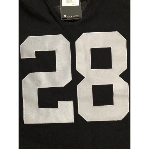 Nike Raiders Authentic On Field Player Jersey Jacobs #28 Size 60 4XL 57NM-OREH. - Picture 3 of 16